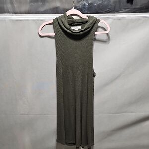 Adam Levine Collection Olive Cowl Neck Dress